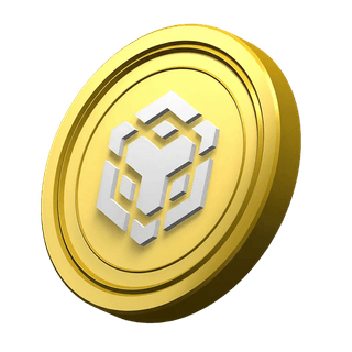 Grafický prvek s mincí Binance BNB umístěný v části se statistikami platformy Ohnisko Tradevo