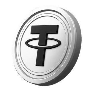 Sekce zaměřená na budování důvěry investorů zobrazující kryptoměnu Tether USDT